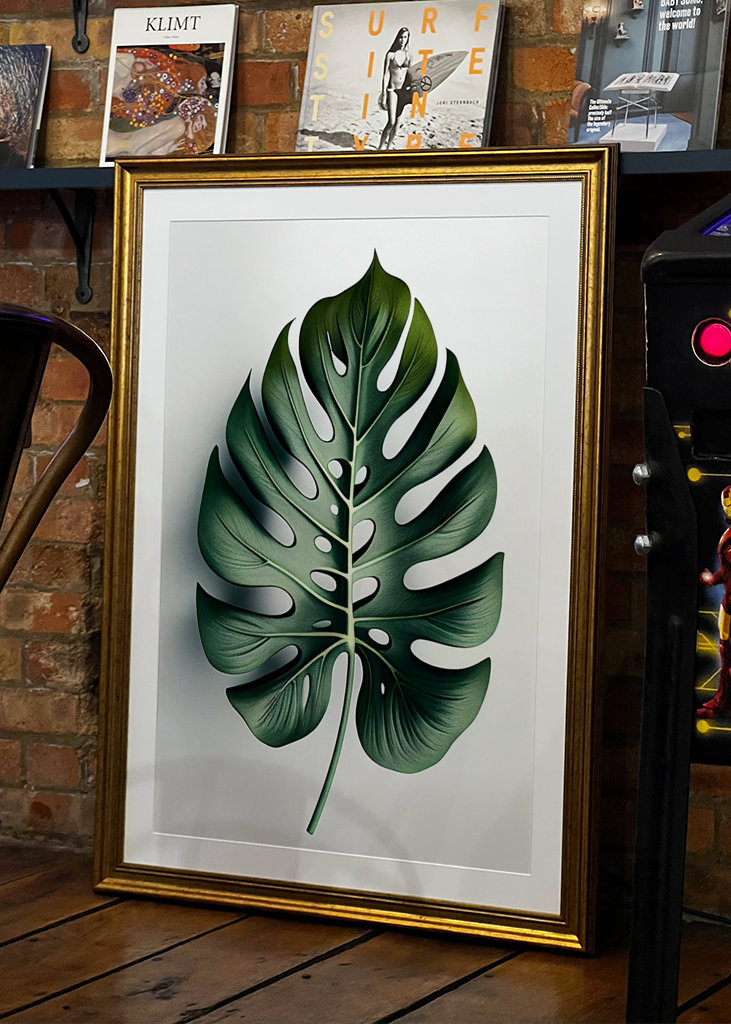 Monstera leaf