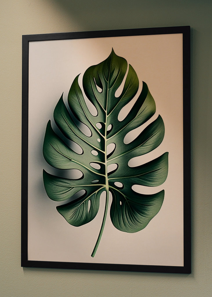 Monstera leaf