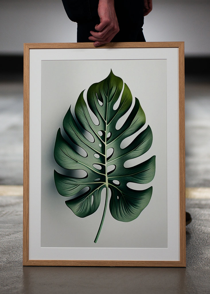 Monstera leaf