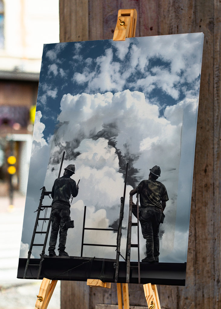 Měřič oblohy x Banksy