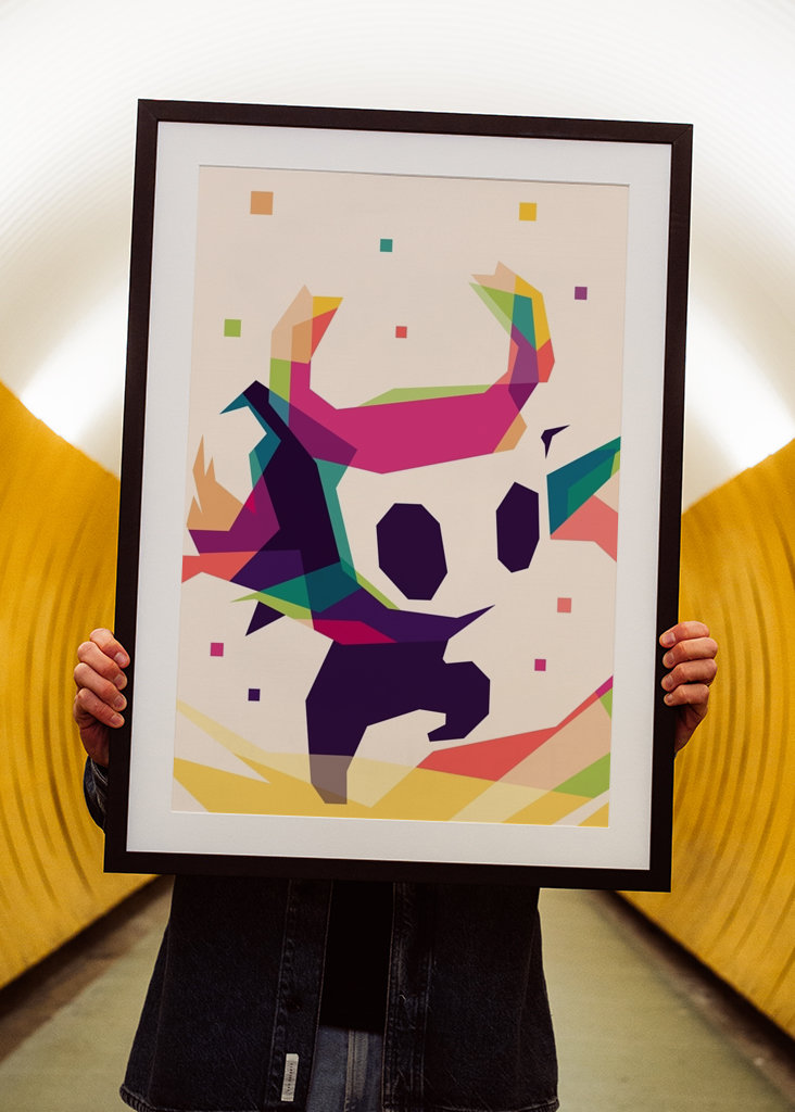 Barevný dutý rytíř