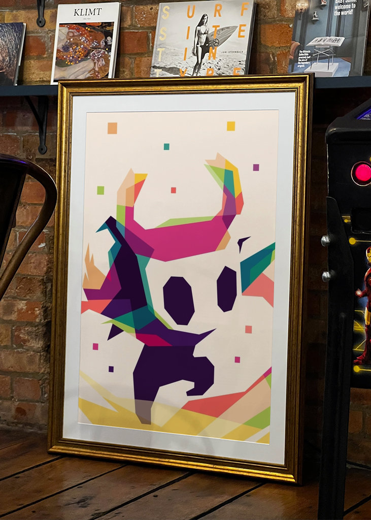 Barevný dutý rytíř