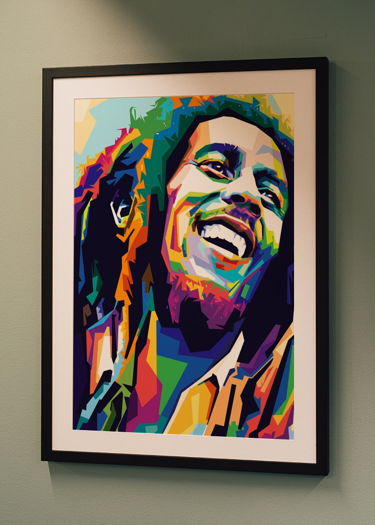 Bob Marley Wpap Pop Art