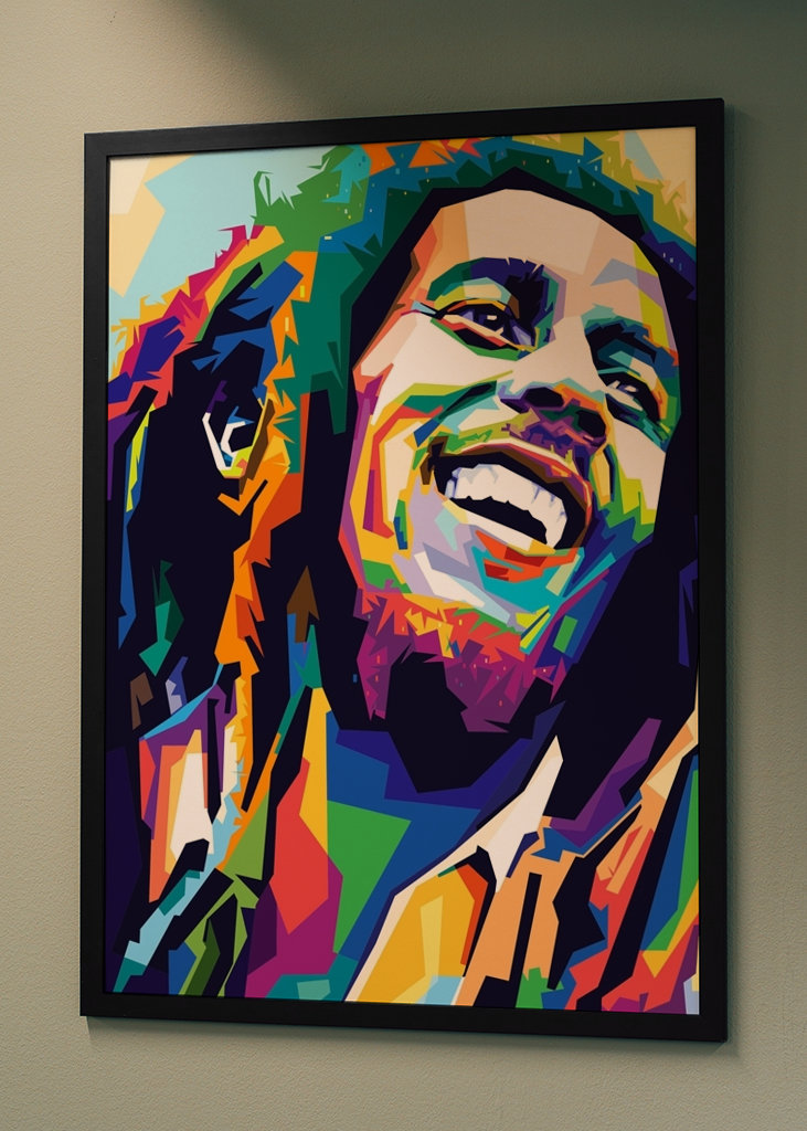 Bob Marley Wpap Pop Art