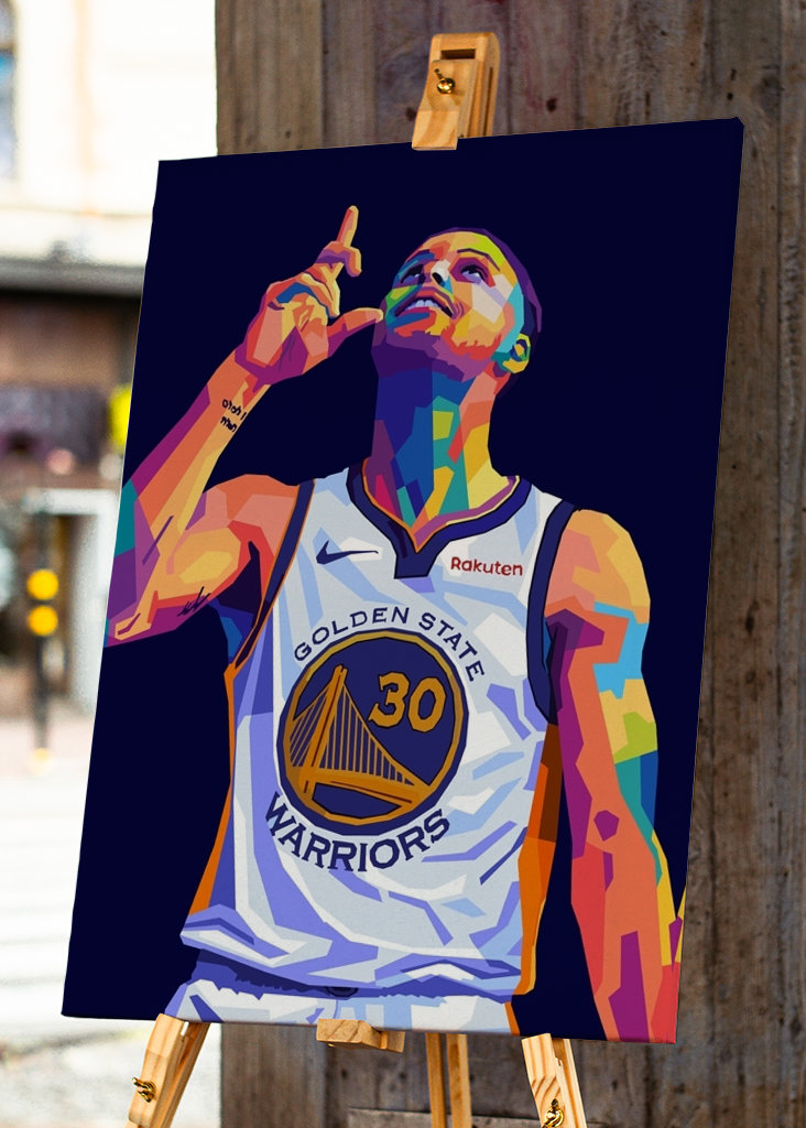 Stephen Curry Wpap Pop Art