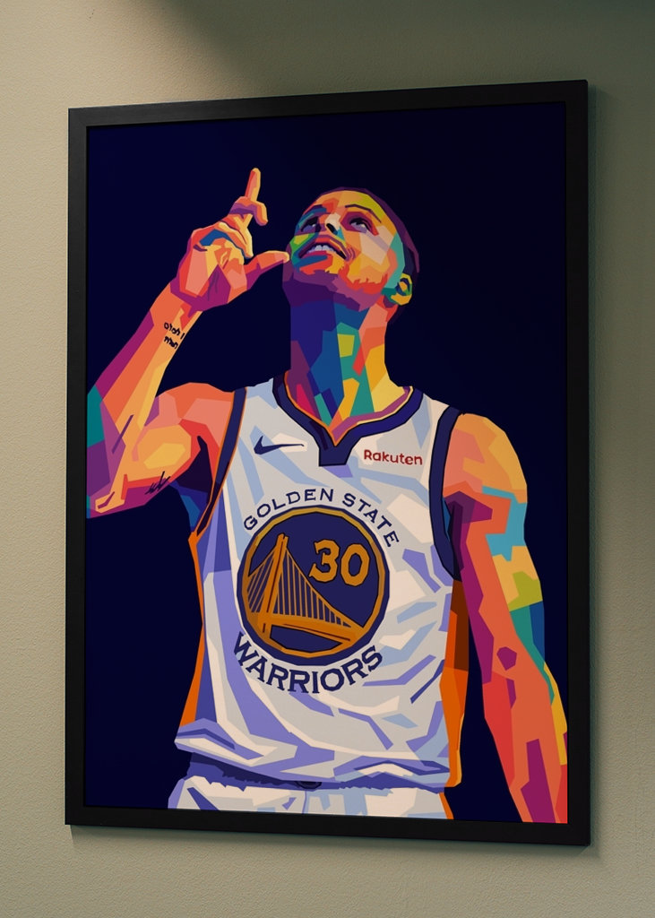 Stephen Curry Wpap Pop Art