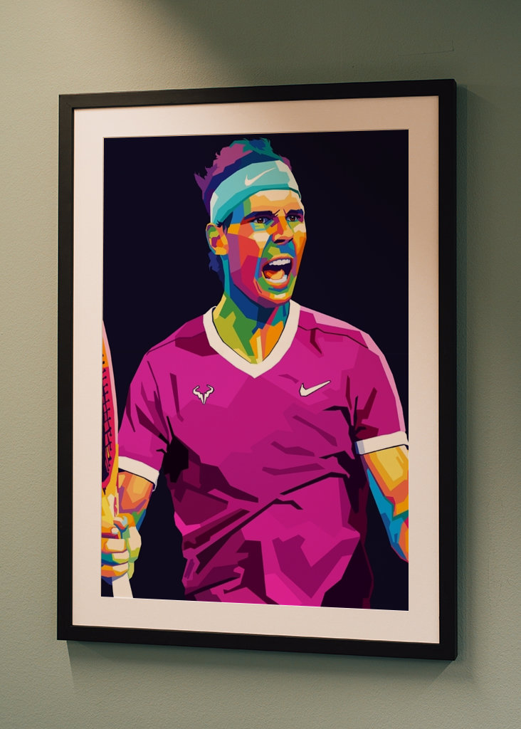Rafael Nadal Wpap Pop Art