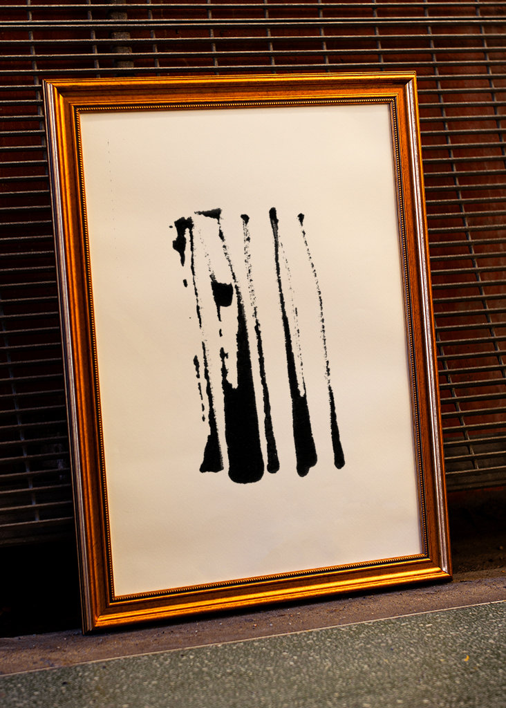 Trazos | Negro sobre blanco