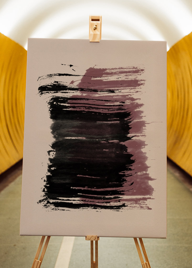 Strokes 10 | Black & Maroon