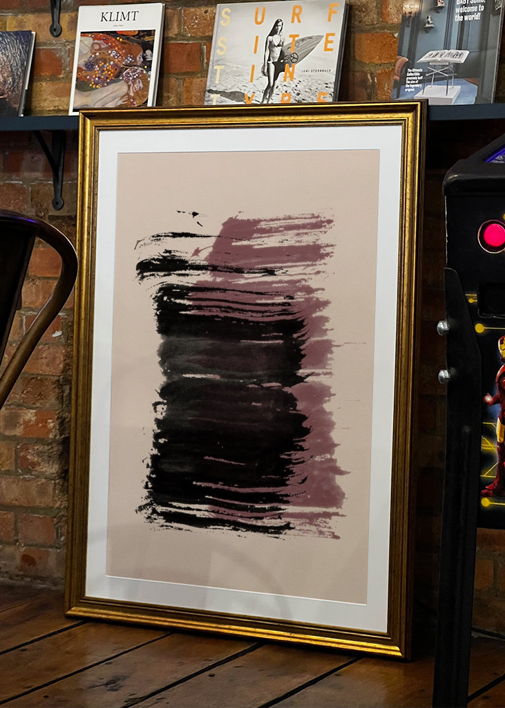 Strokes 10 | Black & Maroon