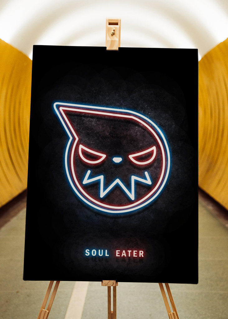 Soul Eater Anime Neon Light 