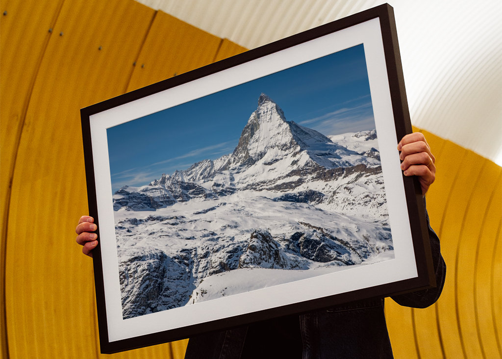 Alpenpanorama mit Matterhorn