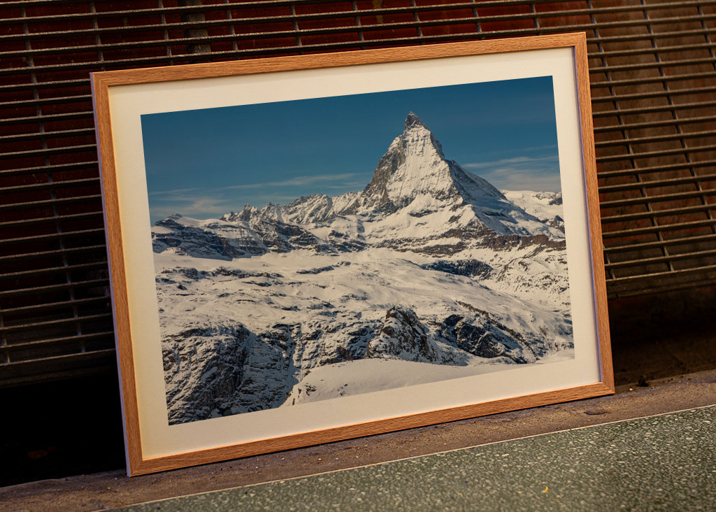 Alpenpanorama mit Matterhorn