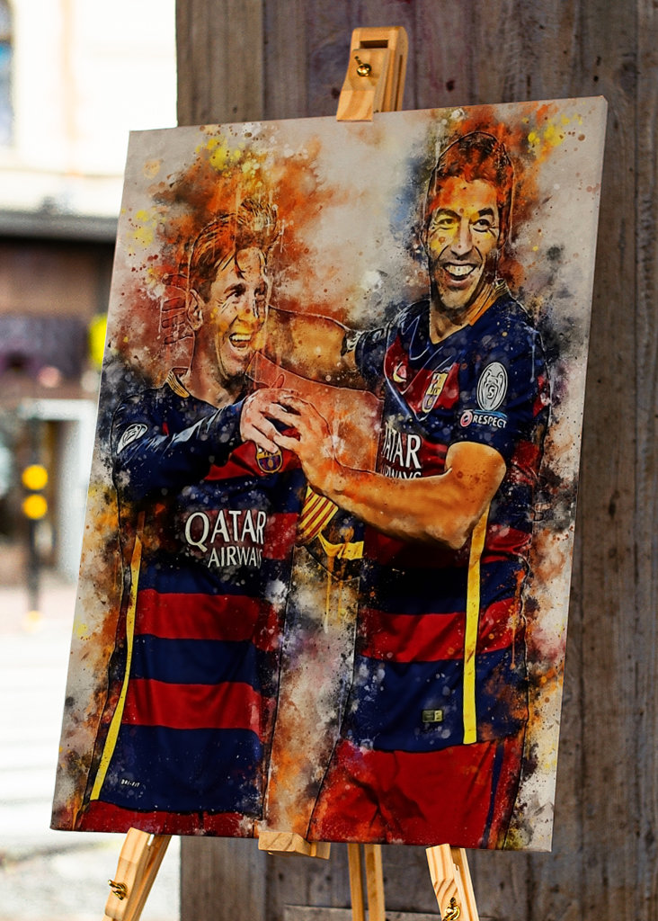 Lionel Messi y Luis Suárez