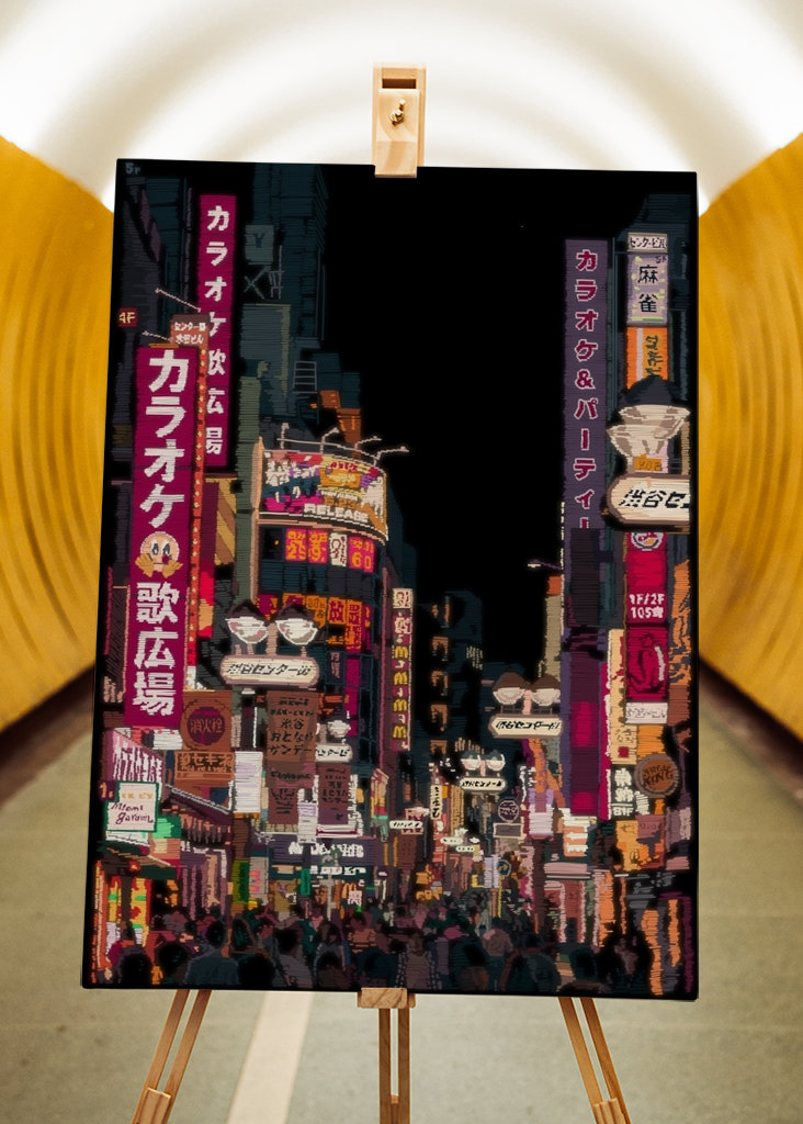 Cyberpunk Tokyo Japan