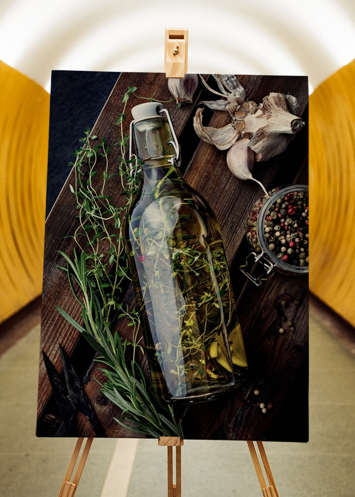 olivenolie med urter