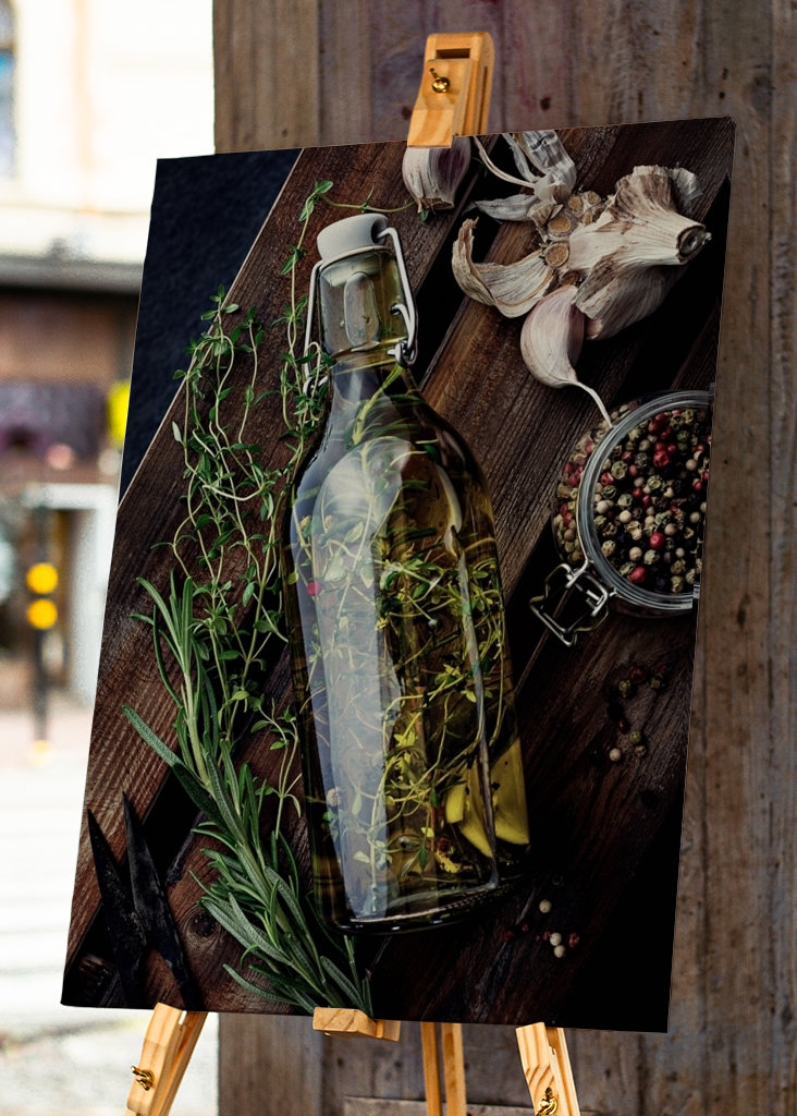 olivenolie med urter