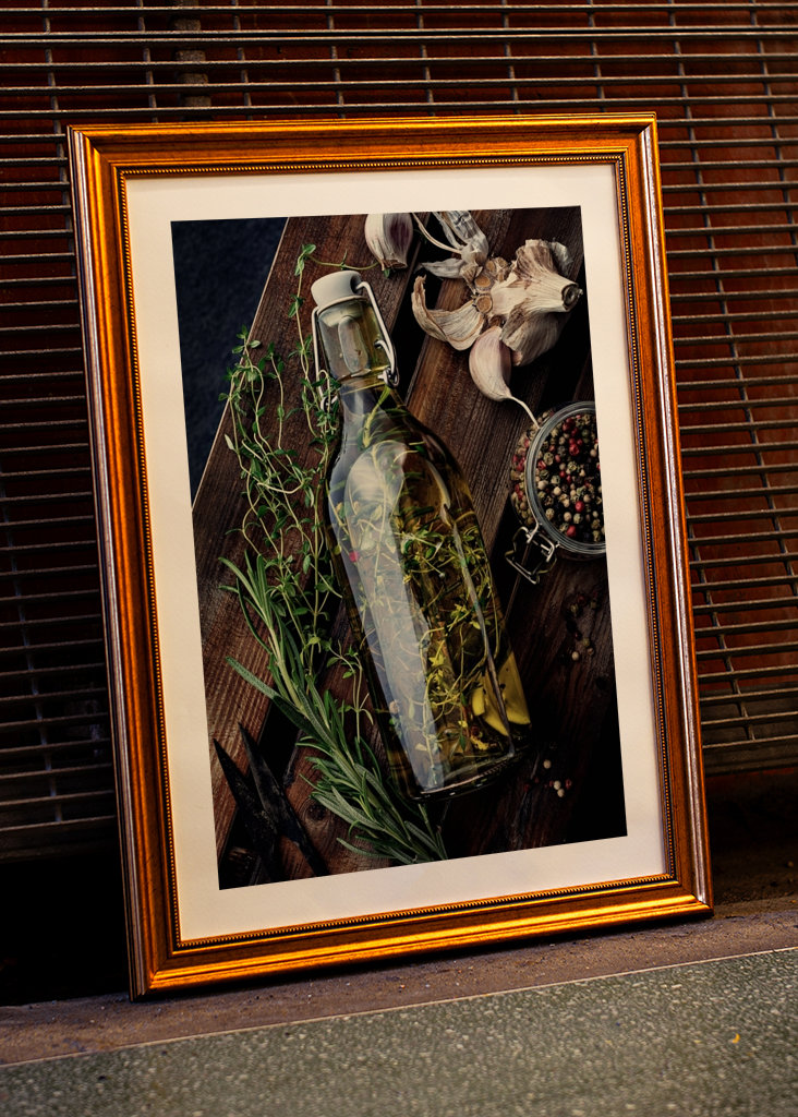 olivenolie med urter