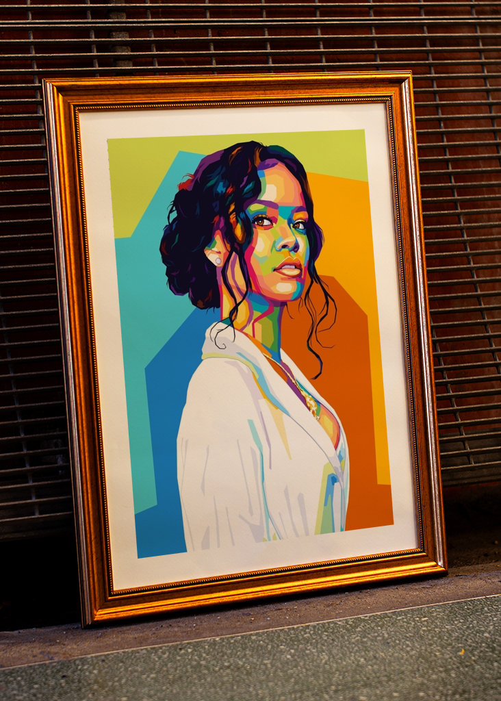 Rihanna Pop Art