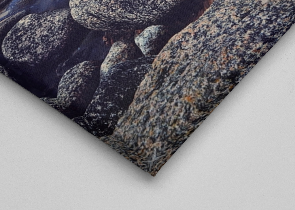 Strand nära Tromvik i Norge