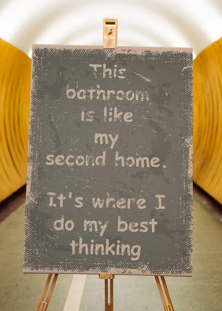 Slogan de la salle de bain 