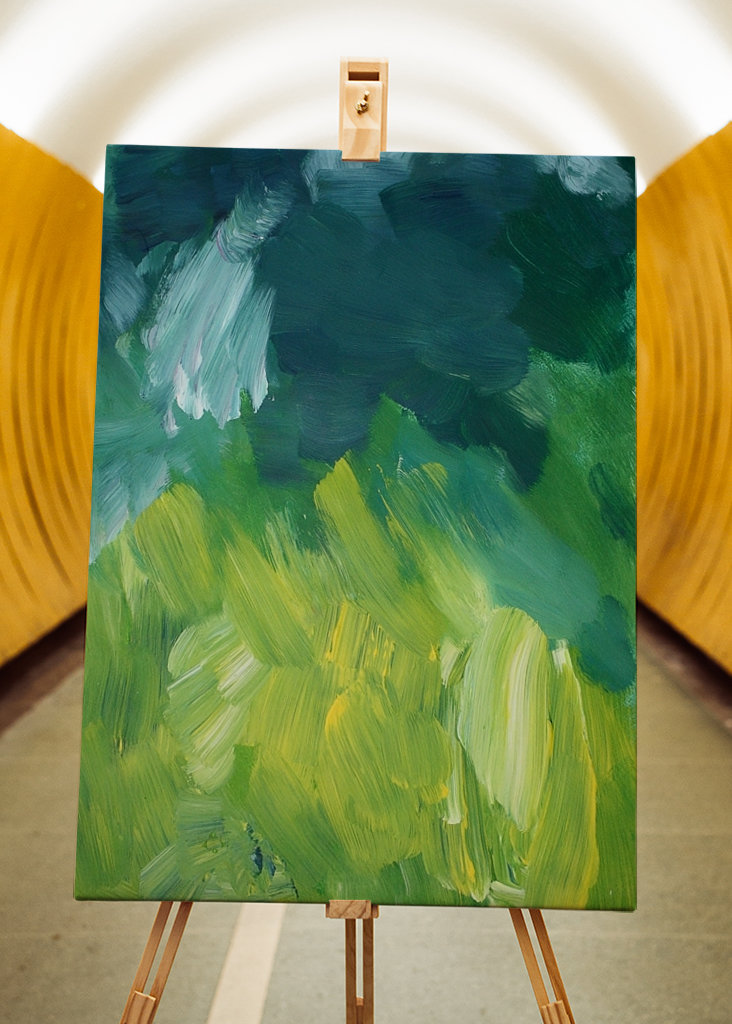 Abstract Sea Blue Green