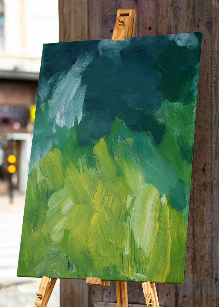 Abstract Sea Blue Green