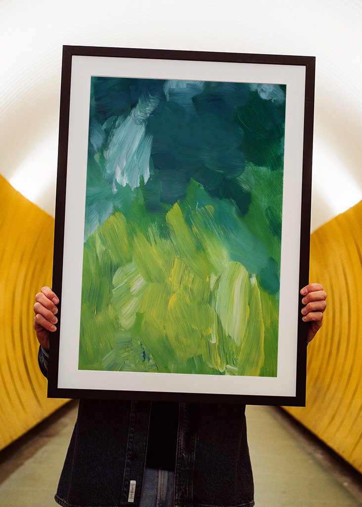 Abstract Sea Blue Green