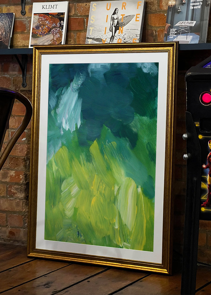 Abstract Sea Blue Green