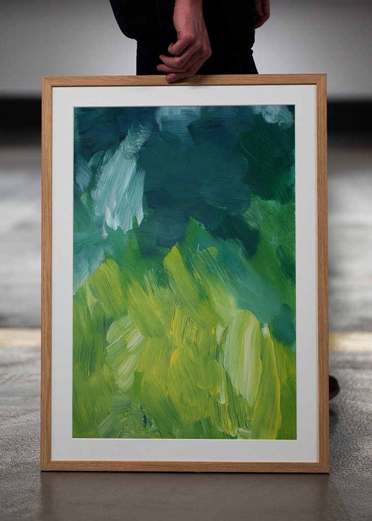 Abstract Sea Blue Green