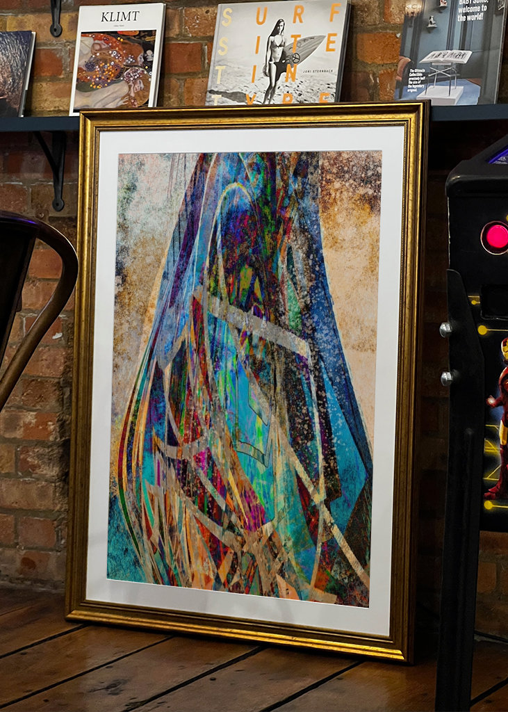 Ostrý tvar Farba Tok modrá