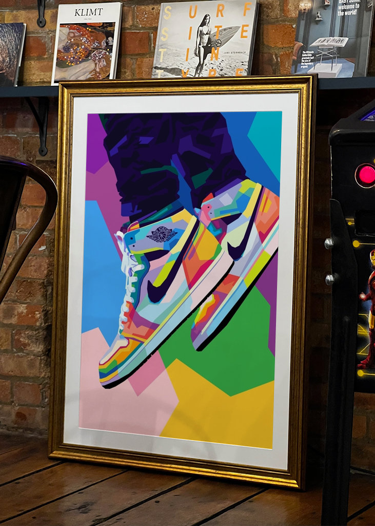Schuhe Jordan Wpap Pop Art