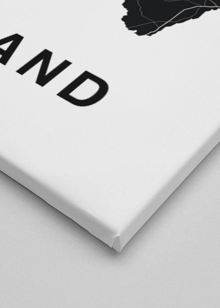 Karta över Småland