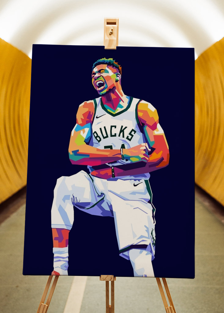 Giannis Antetokounmpo Pop Art