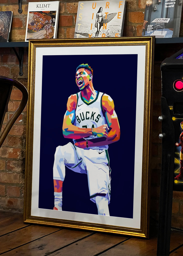 Giannis Antetokounmpo Pop Art
