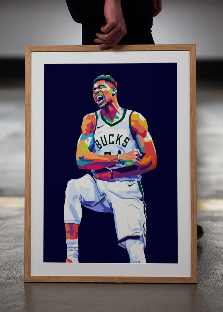 Giannis Antetokounmpo Pop Art