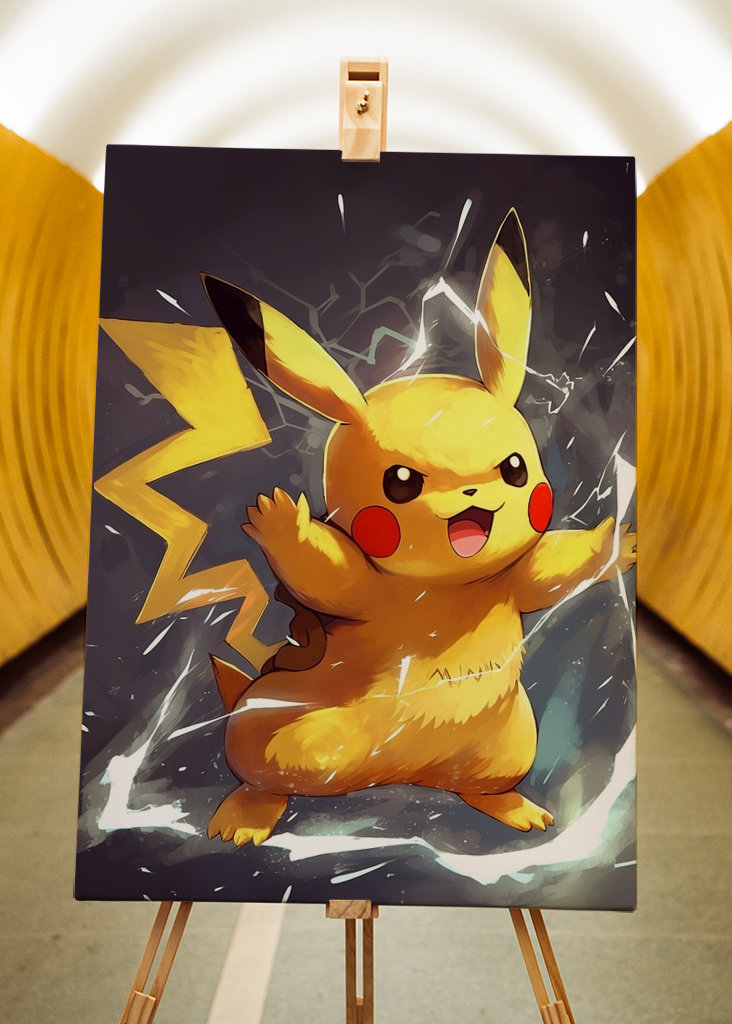 Pikachu in action 2