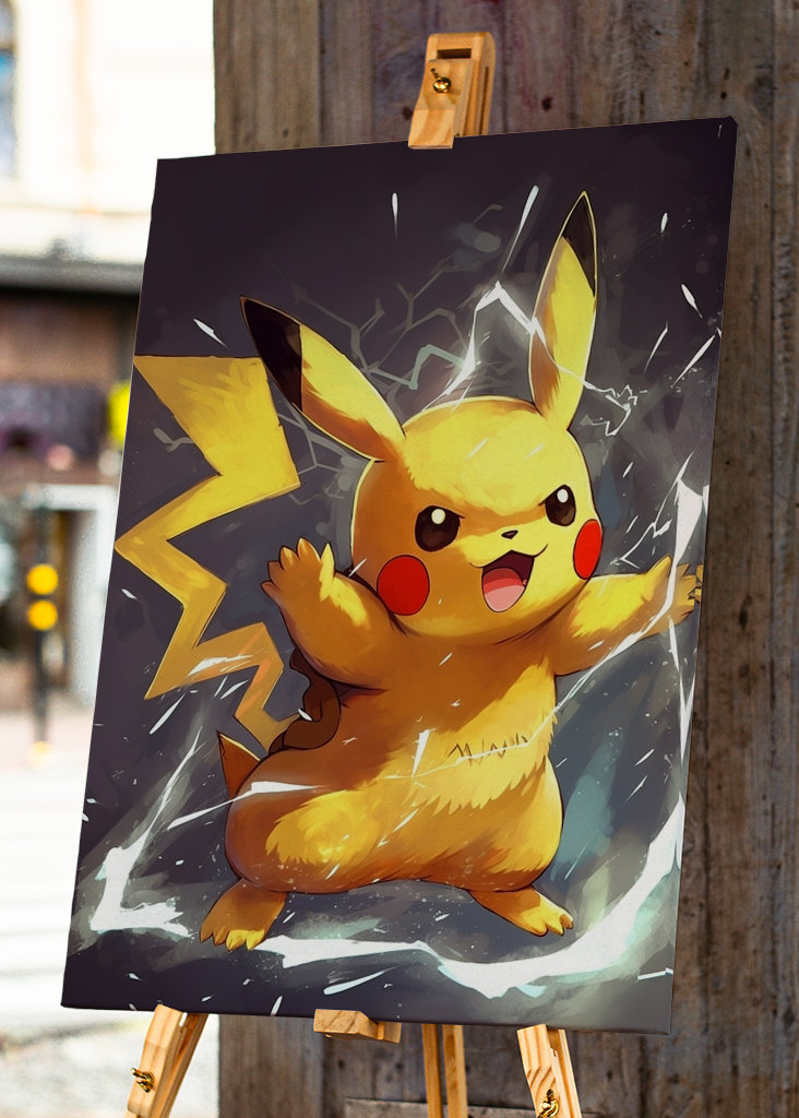 Pikachu in action 2