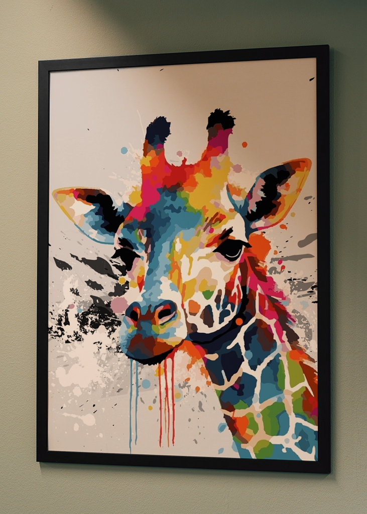 Street Art Giraffe