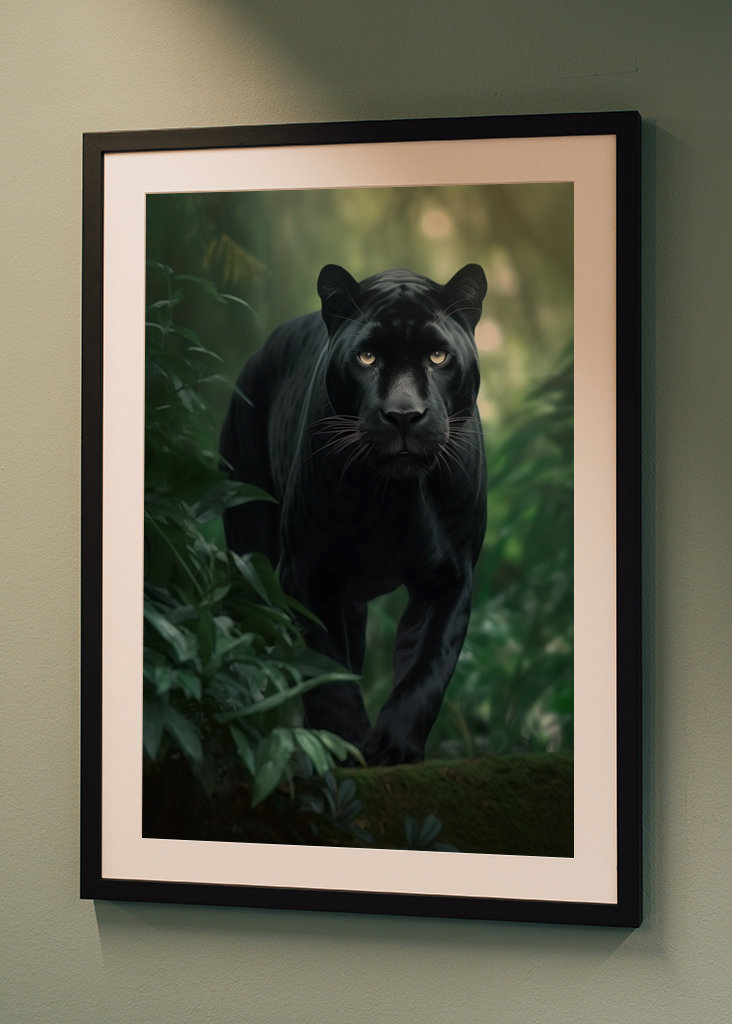 Black Panther in the Jungle V2