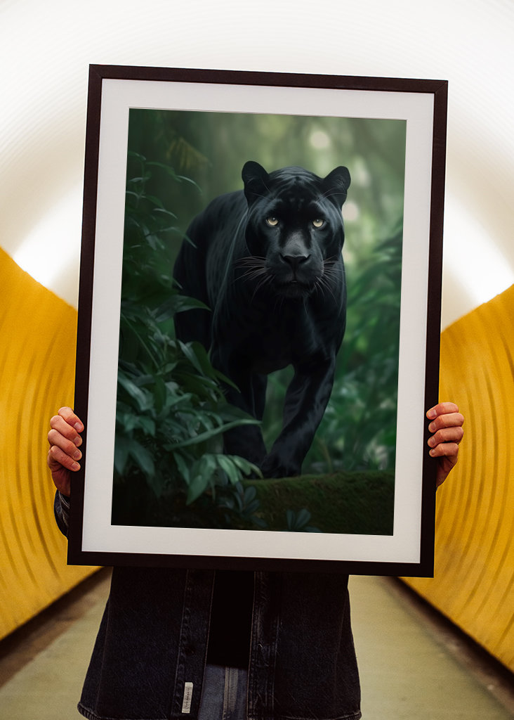 Black Panther in the Jungle V2