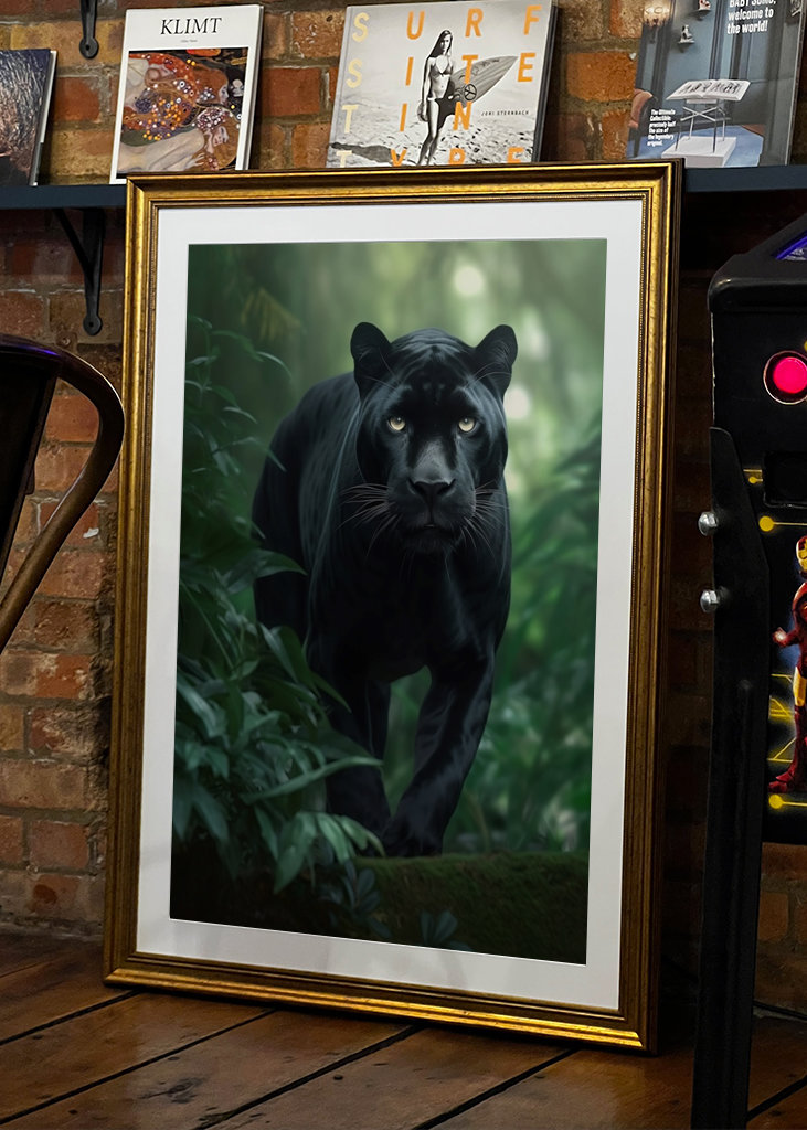 Black Panther in the Jungle V2