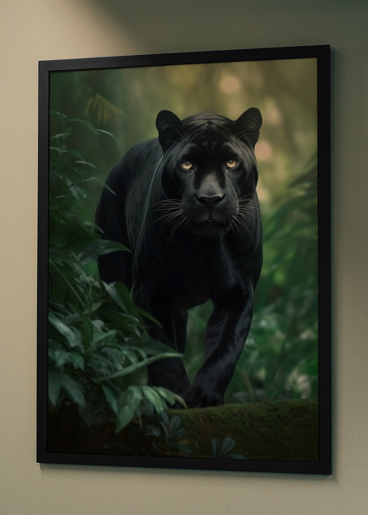 Black Panther in the Jungle V2