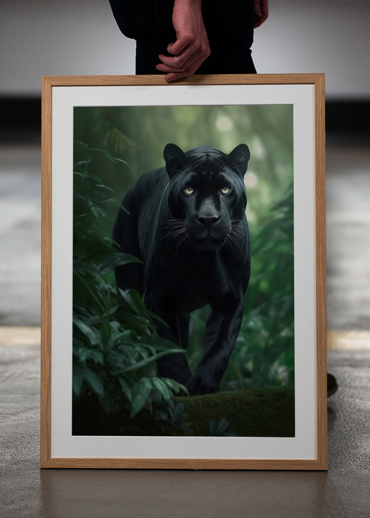 Black Panther in the Jungle V2