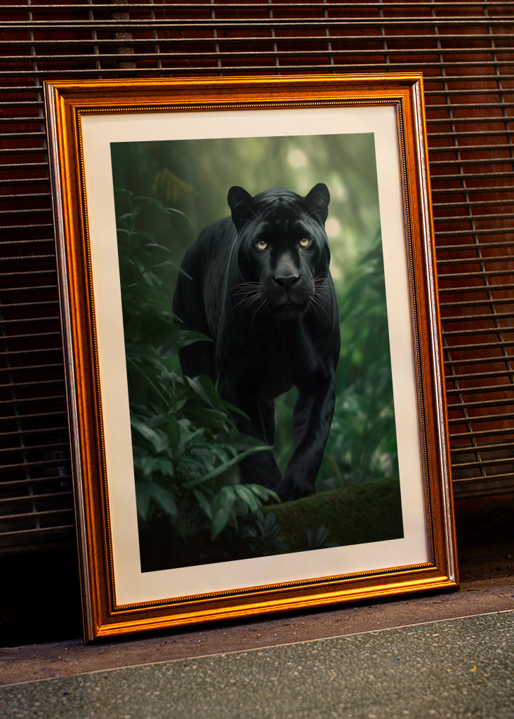 Black Panther in the Jungle V2