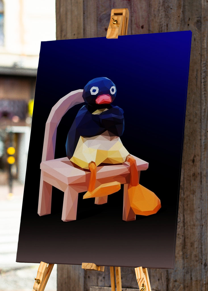angry pingu meme