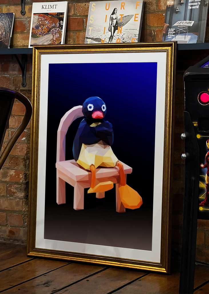 angry pingu meme