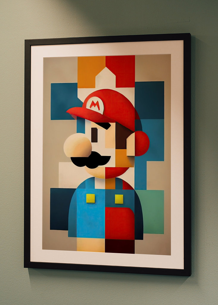 Minimalistisk Super Mario