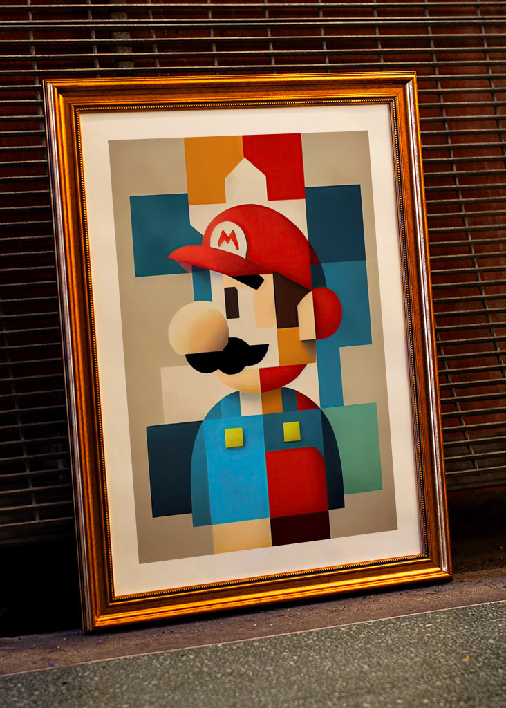 Minimalistisk Super Mario