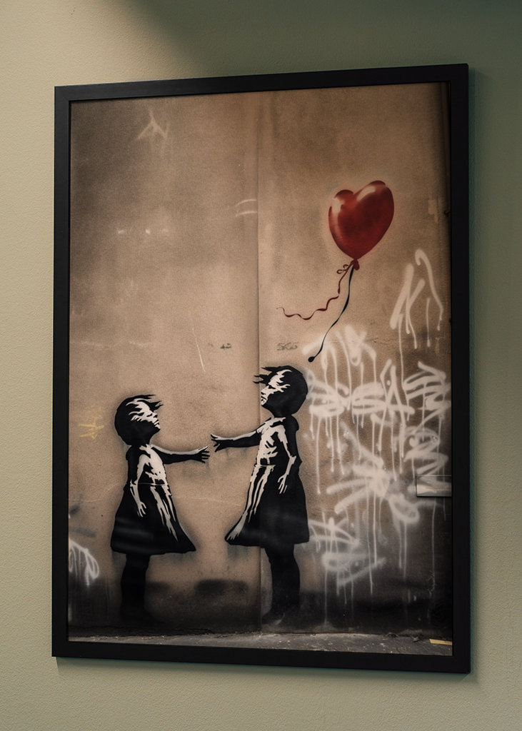 Mädchen mit Ballon, Banksy 